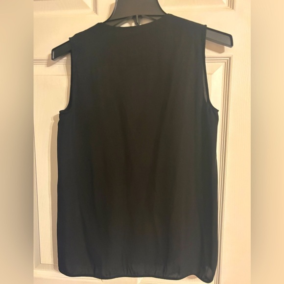 Theory silk sleeveless top with buttons S/M - Picture 2 of 6